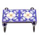 Navy Blue Ceramic Floral Tiles Hooks Online